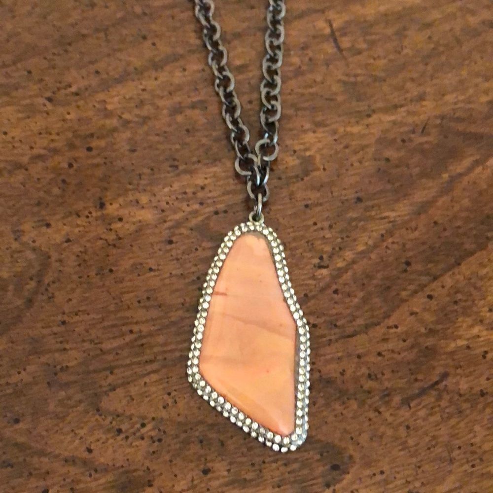 Chico’s | Long Mother of Pearl Necklace | 40” Adjustable